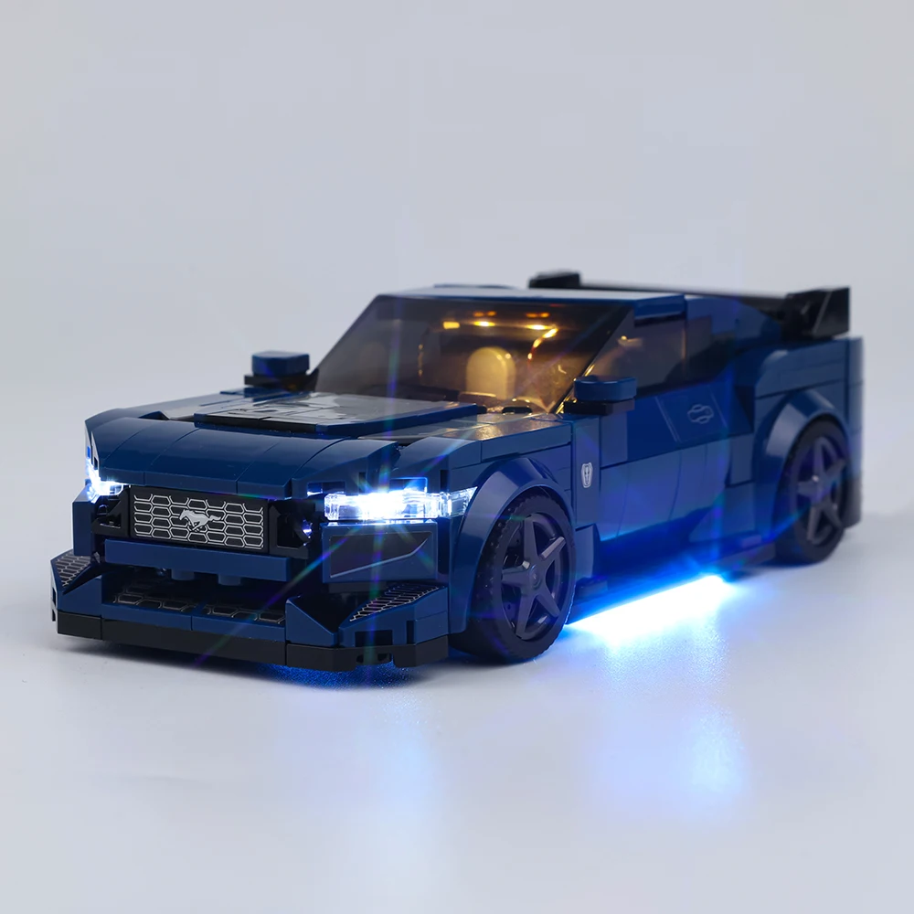 Kit Luci A Led Per Ford Mustang Dark Horse Sports Car 76920 Building Blocks Lighting Set No Model