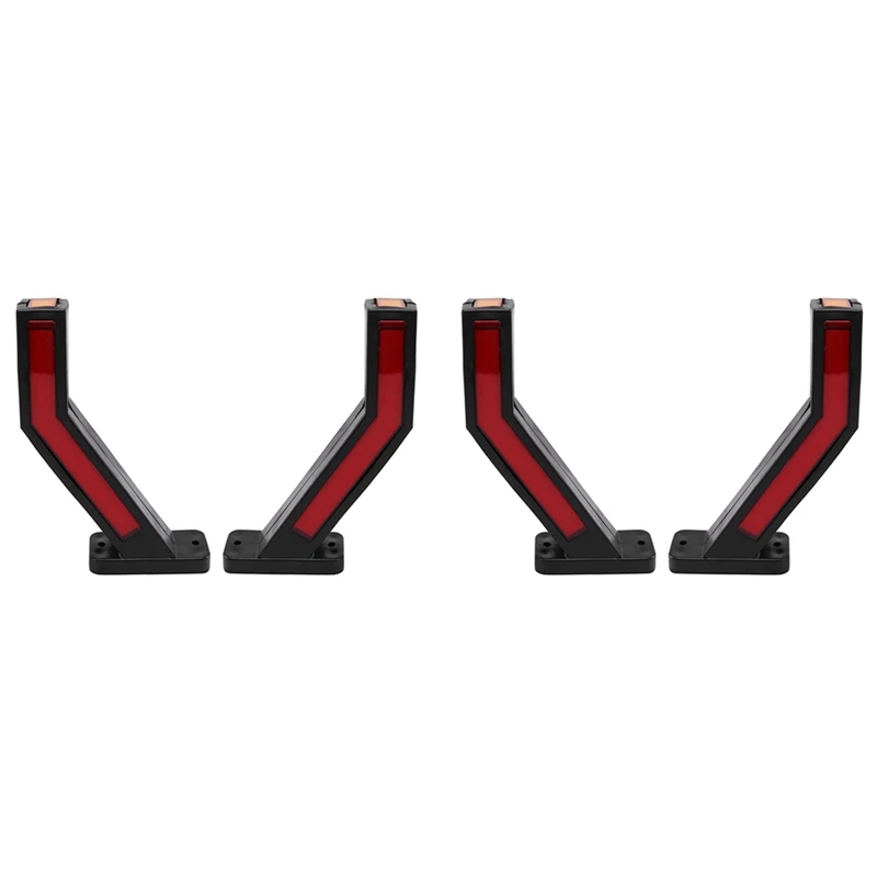 

4 шт., задний фонарь для прицепа, 12-24 В