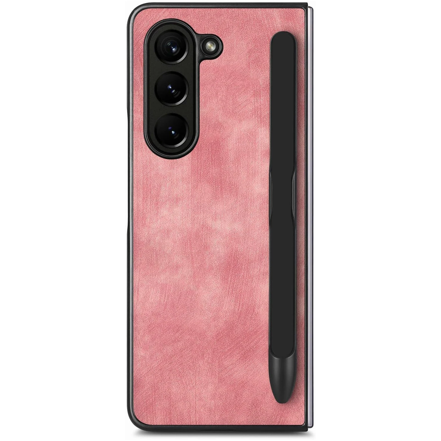 

Чехол для Samsung Galaxy Z Fold 5 5G 2023, тонкий защитный чехол с держателем для ручки, противоударный прочный кожаный чехол