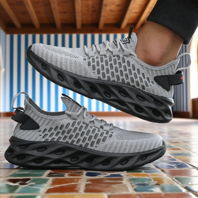 Men's Fashion Casual Sneakers  Athleti Max Performance Running Kicks Ultra Lightweight Trainers Newly Launched Trendy Sneakers