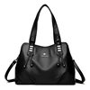 Genuine Soft Leather Handbags for Women Vintage Shoulder Tote Bag Luxury Designer Ladies Large Capacity Purse Bags Sac A Main 1