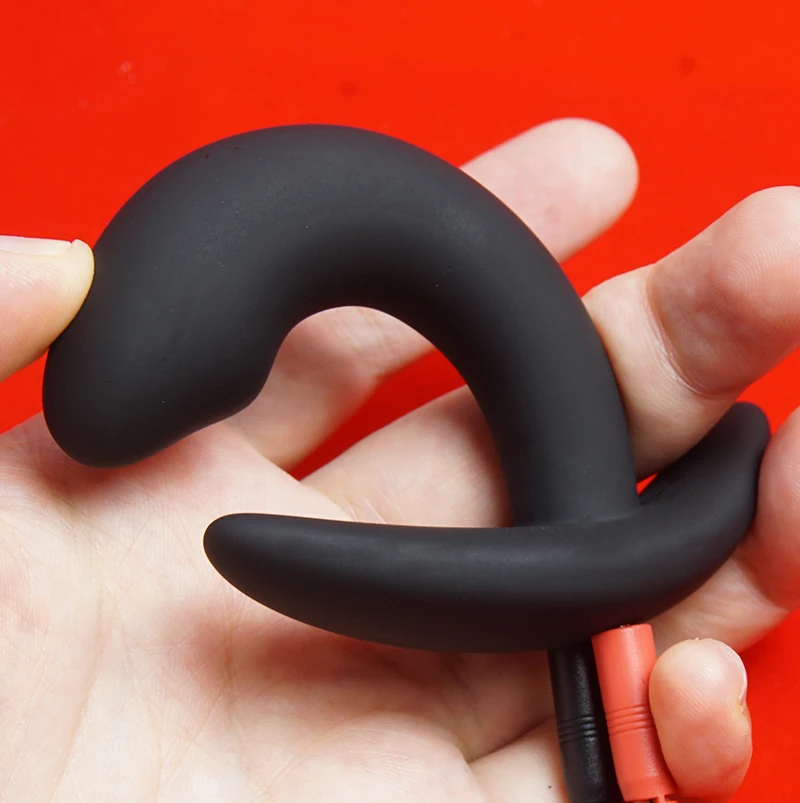 Electro Bdsm Shock Anal Butt Plug Prostate Massage Electric Shocker Sex Estim Penis Cock Ring Electrosex Estim E-stim Cockring electro sex toys electric sex toys penis rings