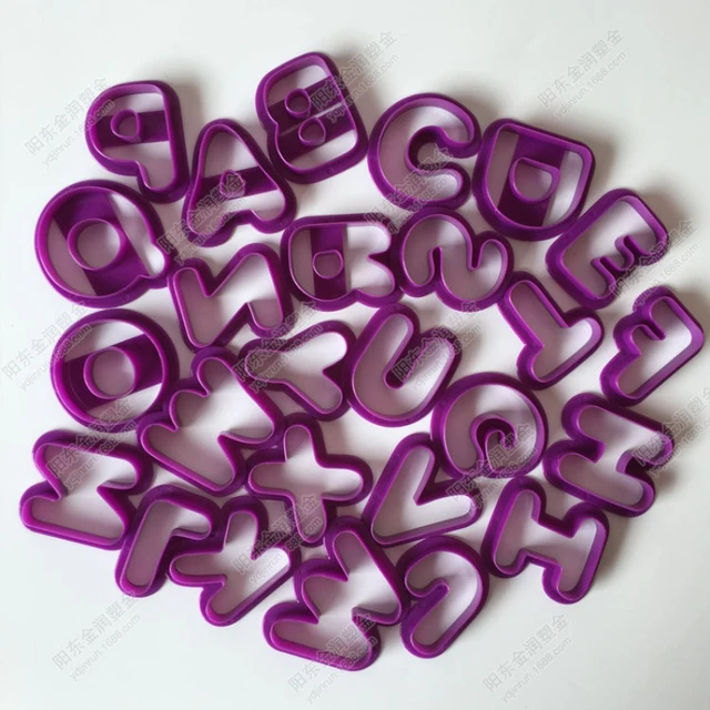 Fondant Letter Cutters, Alphabet Cutters, Letter and India
