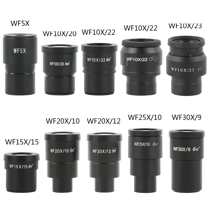 One-Pair-WF10X-WF15X-WF20X-WF25X-WF30X-Eyepiece-For-Stereo-Microscope ...