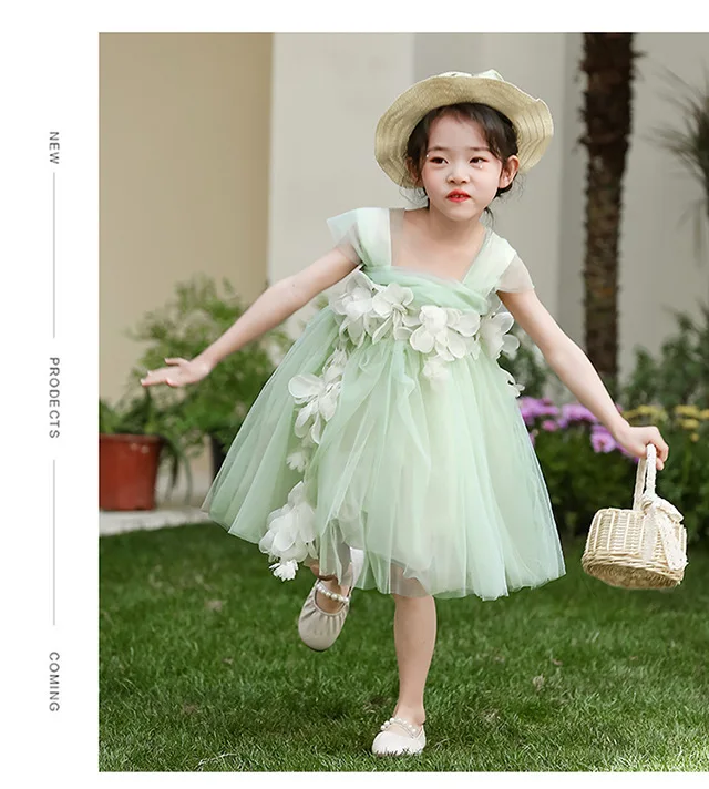 Girls Dress Summer Fashion Girls Summer Fairy Princess Dress
