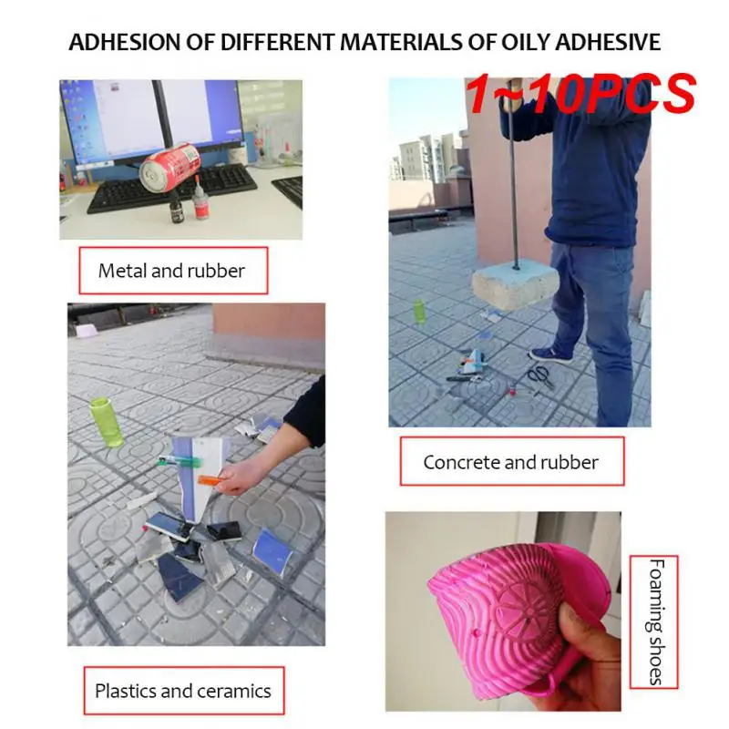 

1 ~ 10 шт. Прочный Водонепроницаемый многоцелевой клей, пластиковый металлический каучуковый клей для ремонта шин, паяльный агент, жидкость 0,5 жидкости