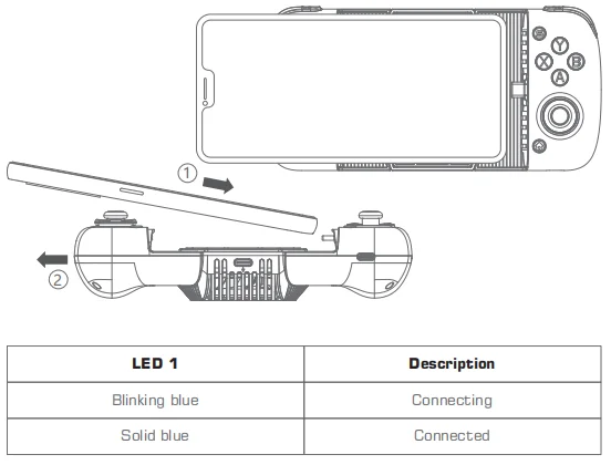 Gamesir-gamepad x3 tipo c com ventoinha, para telefone celular