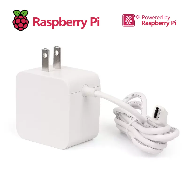 ���� Raspberry Pi 5 ���� ���� ��ġ 27W USB-C ����� 5.1V 5A(PD ǥ�� ���� ����)