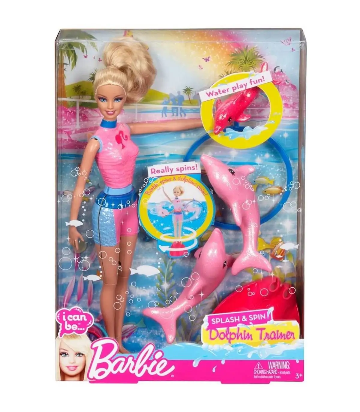 Gå rundt Harmoni Måge Barbie Today I Want To Be Mattel Dolphin Trainer - Reborn Dolls - AliExpress