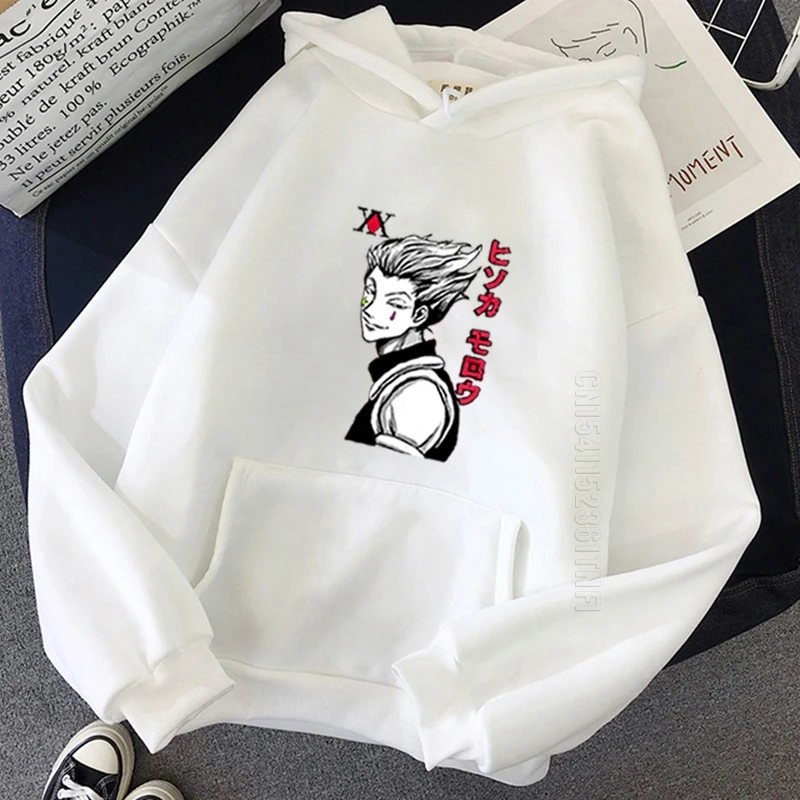 

Комикс Hisoka толстовки для мужчин и женщин топы с капюшоном Harajuku Хип-хоп толстовка Hisoka для мальчиков и девочек Повседневная Популярная толстовка с круглым вырезом