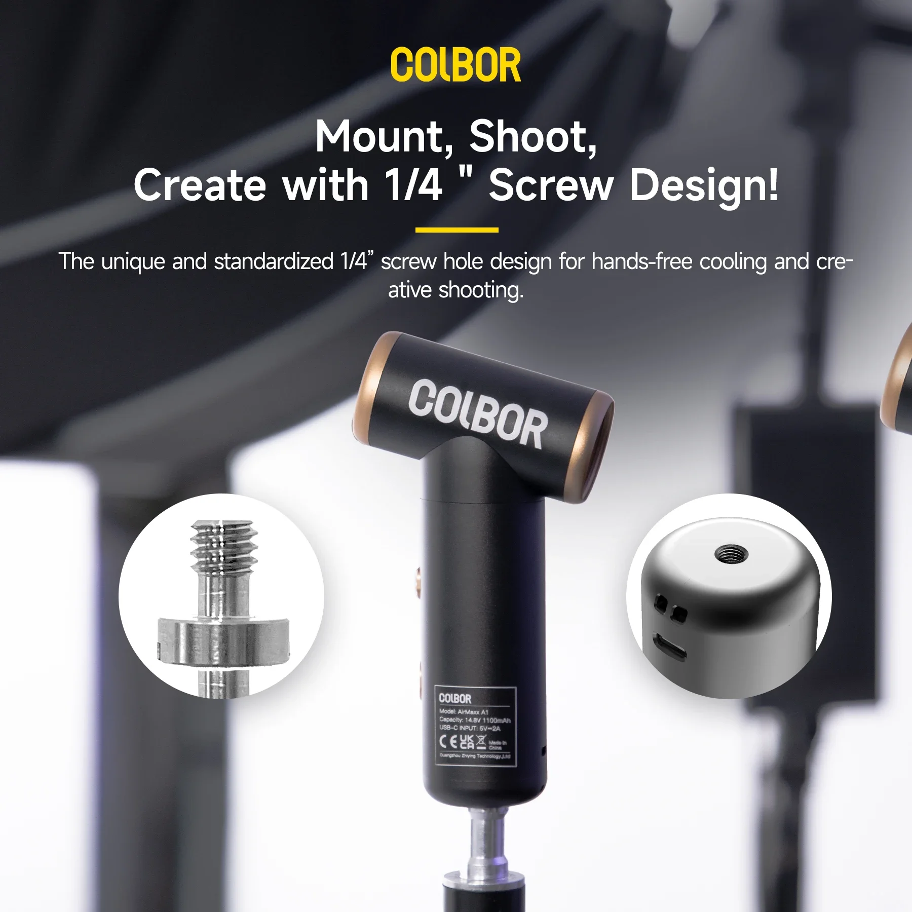 COLBOR Airmaxx A1 Ʈ ǳ   Ʈ ,    ǳ, ޴  ǻ Ű Ŭ, 100000RPM