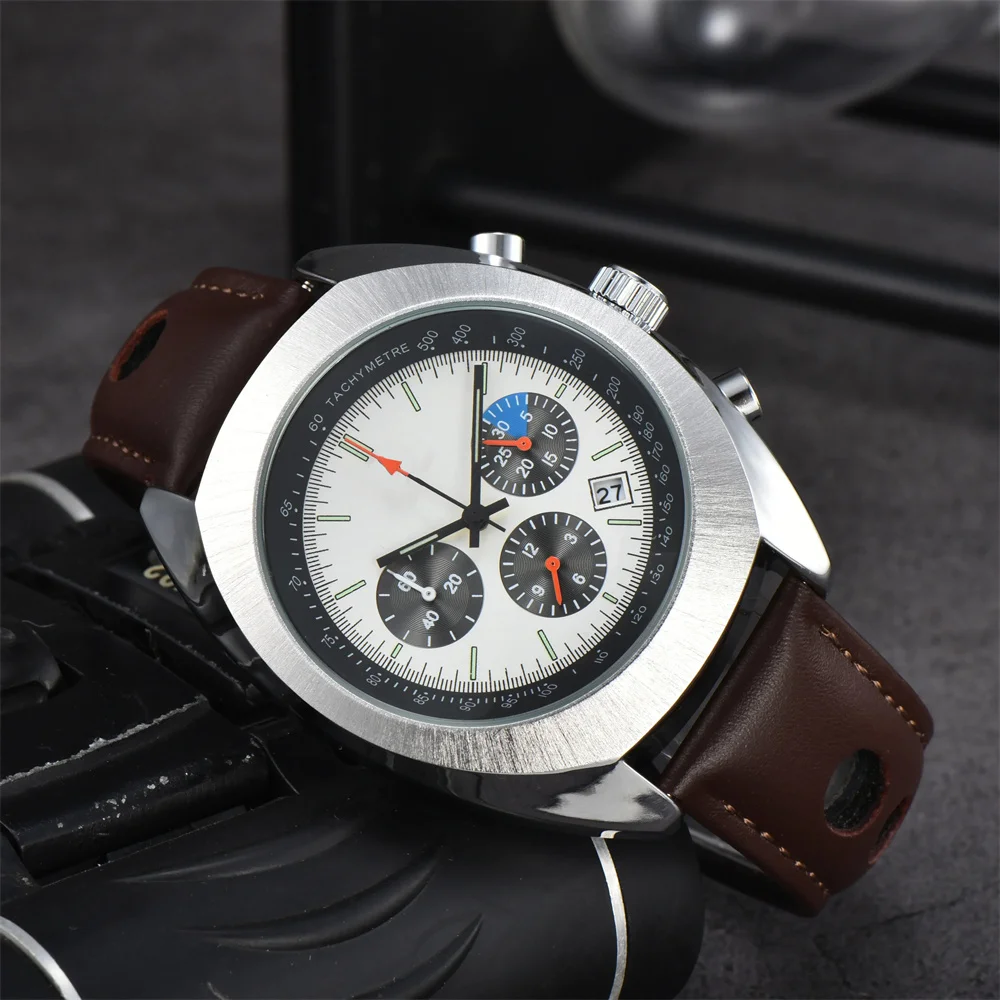 Top Sale Quartz Luxury Watches for Men Full Function Custome Brand Multifunction Chronograph Automatic Date AAA Clocks Relógio