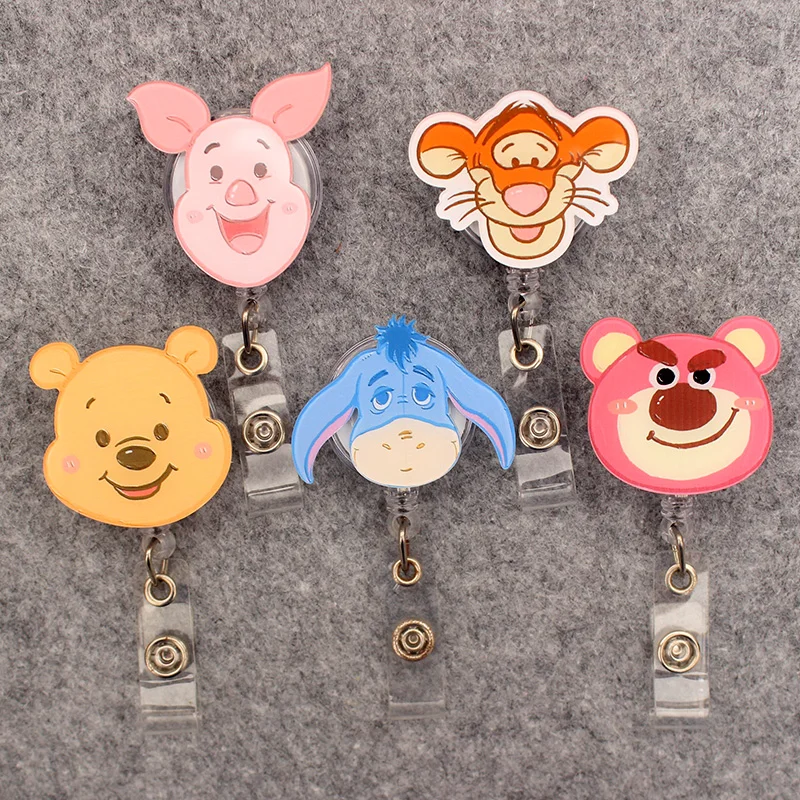 

Cartoons Friends Tiger Style Retractable Badge Reel For Nurse Doctor Card Holder Office Hospital Supplies Boy Girl Name Card