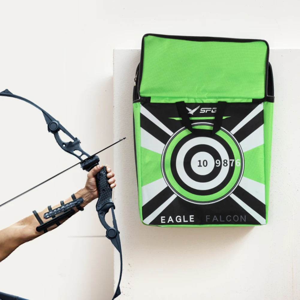 Archery Target Bag Archery Target Cover Bag Water Resistant Archery Targets Refillable with Carrying Handle for Backyard