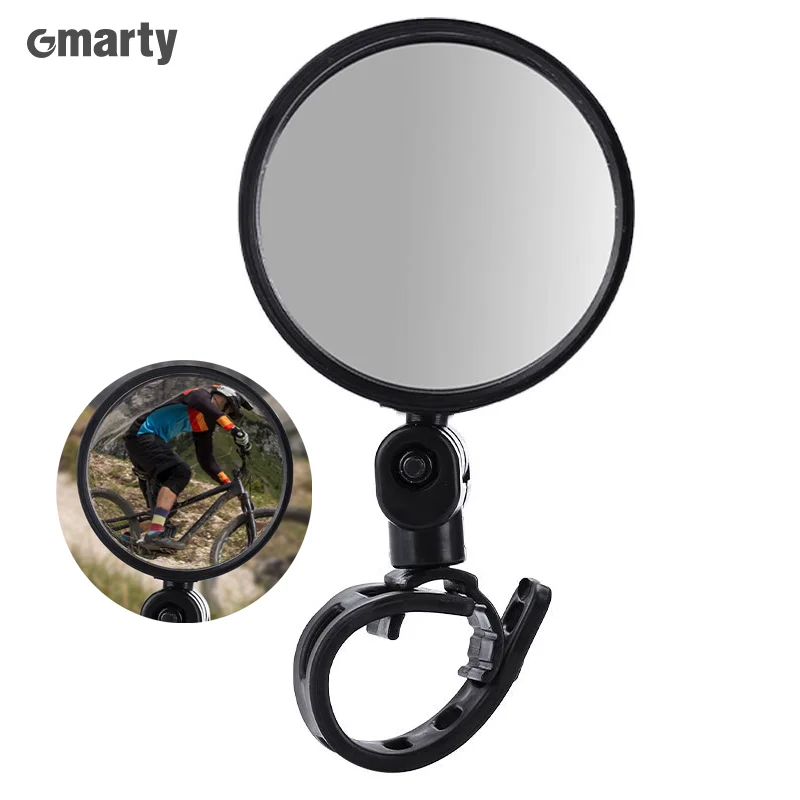 

Bicycle Rearview Mirror Adjustable Rotate Wide Angle Convex Reflector Mountain Bike Rearview Mirror Reverse Mirror Bike Accessor