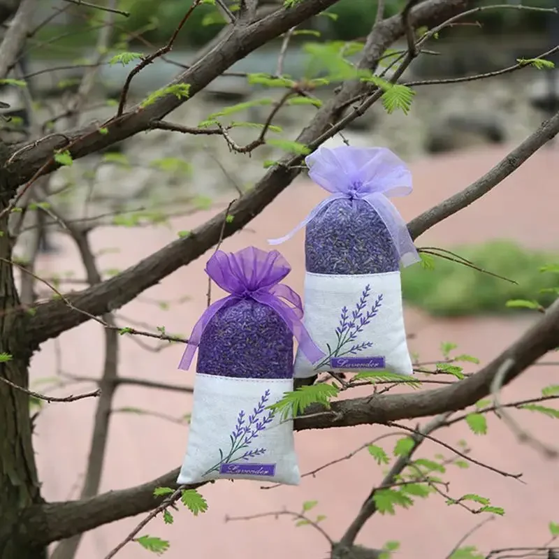30pcs New Empty Sachets Bag Flower Printing Fragrance Lavender Sachet Bag Lavender Sachet Bags Purse Fragrance Bags
