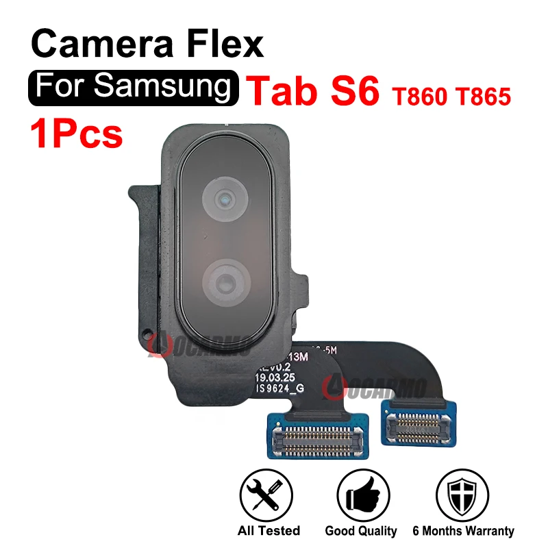 

Front Facing Camera Flex Cable For Samsung Galaxy Tab S6 T860 T865 Rear Back Camera Module Replacement Parts