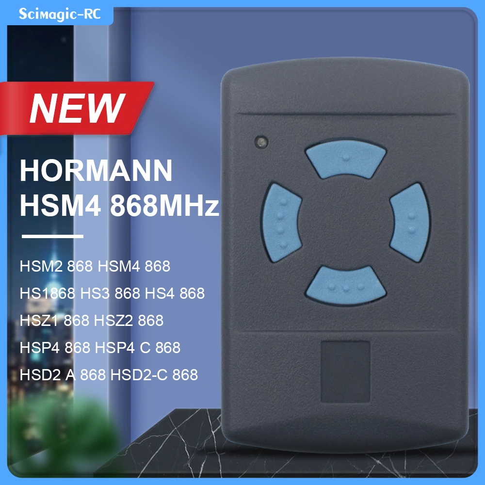 HrmannhandheldtransmitterHSM4frequency86830MHzgaragedoor