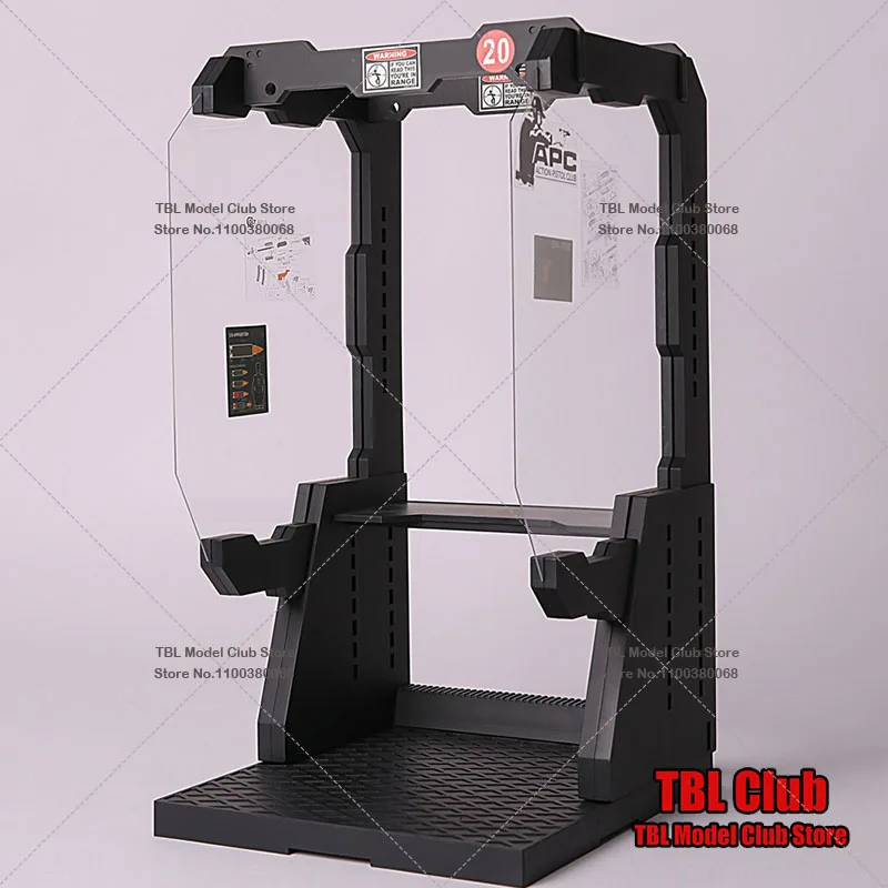 

1/6 Figure Scene Accessories Soldier Shooting Range Transparent Operation Training Platform Model Fit 12'' Action Doll