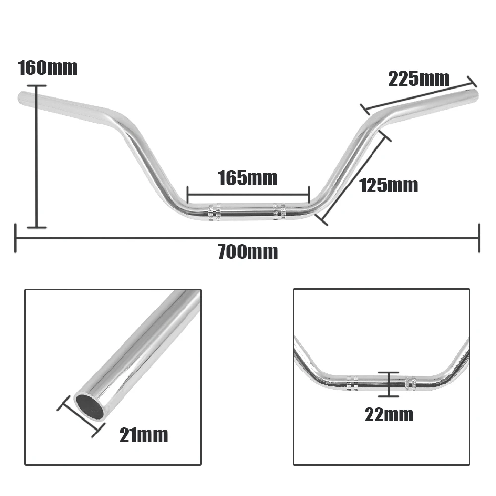 7/8 22mm  ڵ  ݼ ڵ ȥ CB125S CB200 CG   Ʈ  Ƽ  ׼