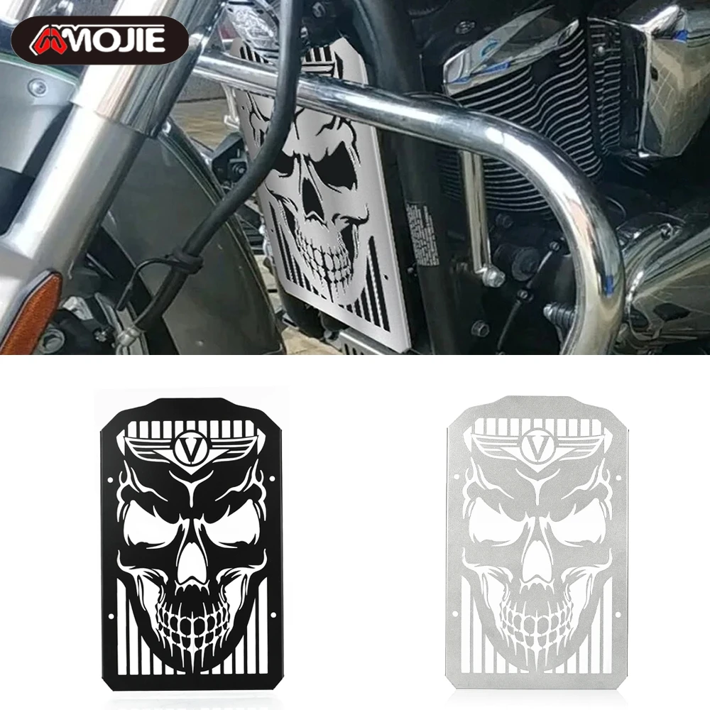 

Motorcycle Accessories For KAWASAKI Vulcan 900 VN 900 VN900 Classic LT Custom 2006 - 2024 Radiator Grille Guard Cover Protection