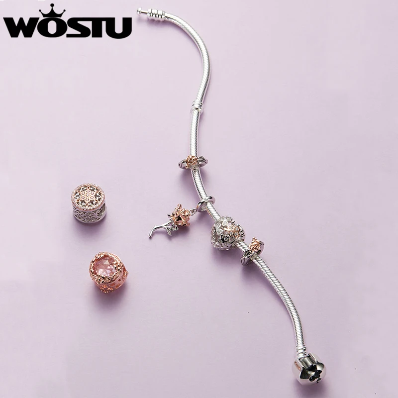 Bracelet Jewelry Fashion Silver color Snake Chain European Charm Bead Fit Original Bracelet Bangle Jewelry For Women Gift