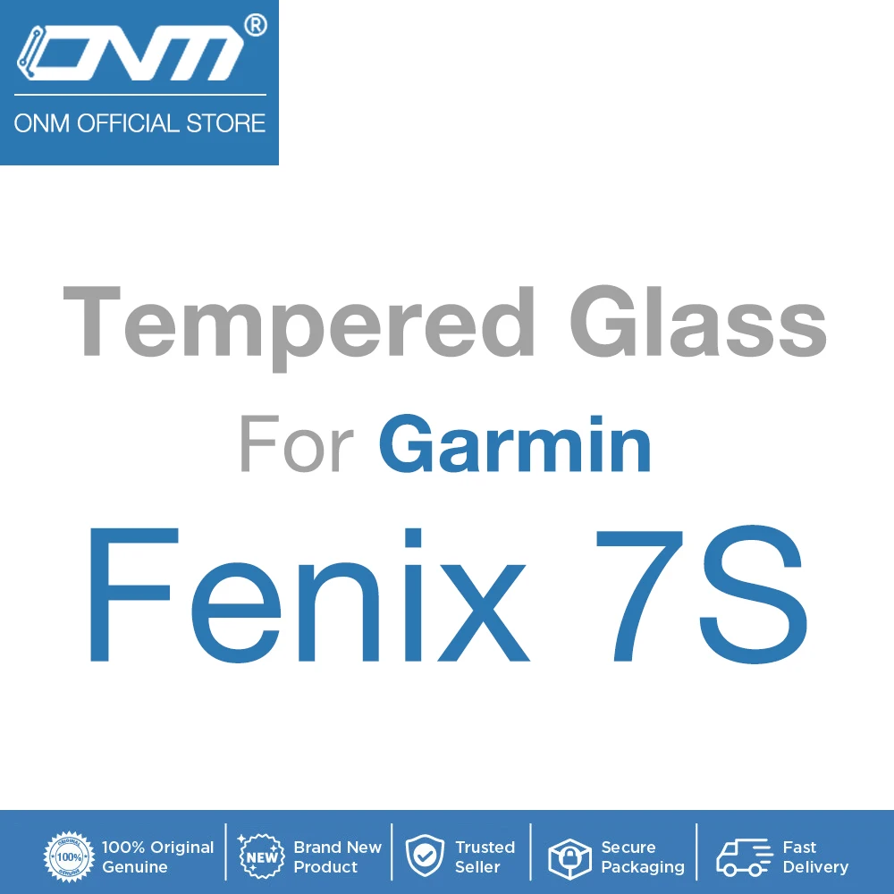 5Pcs 9H Premium Tempered Glass For Garmin Fenix 7 7S 7X 6 6S 6X Pro 5 5s Smart Watch Clear HD Screen Protector Film Accessories 