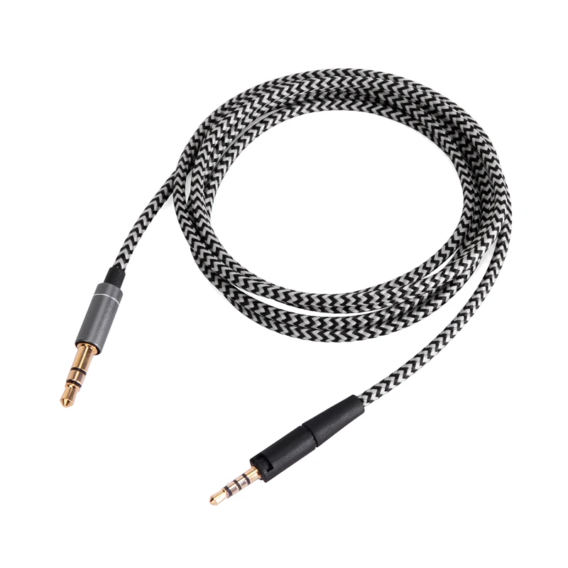 젠하이저 모멘텀 HD4.30 HD458 HD450BT HD400S HD350BT HD4.40BT 이어폰 교체용 나일론 편조 케이블, 3.5mm 2.5mm