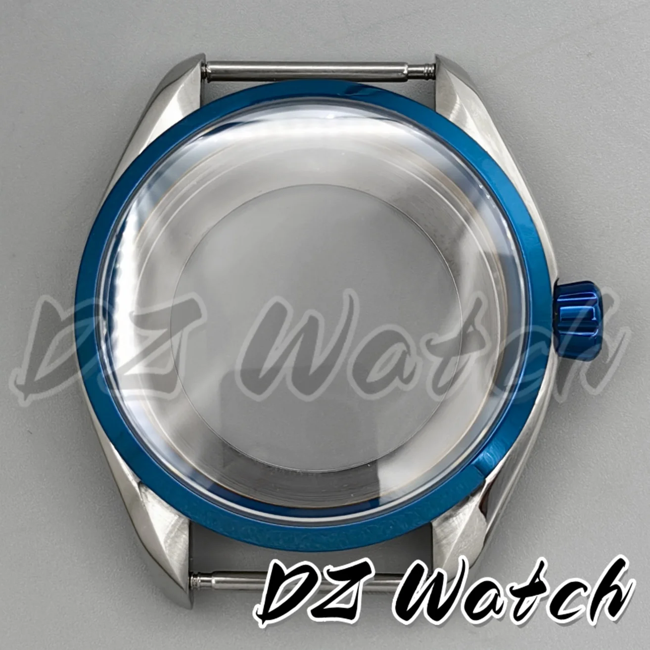 Elegant 40MM PVD Bronze/Rose Gold Sapphire Crystal Watch Case with 33.5mm Watch Dial and Accessories