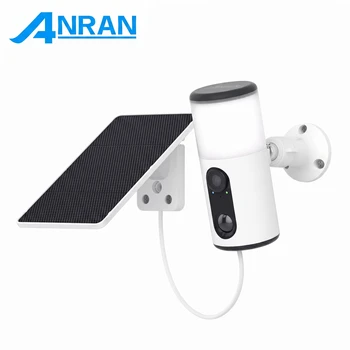 ANRAN 2K Solar Floodlight Wifi Camera Two Way Audio Surveillance Camera HD Color Night Vision Outdoor Wireless IP66 Waterproof 1