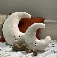 Super Soft Sun Moon Pillow Stuffed Yellow Sun Throw Pillow Cushion Kids Toys Home Decor Pillow 2