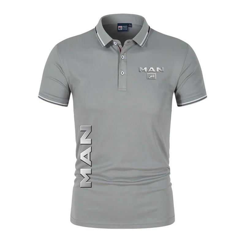 Polo Shirt Men Short Sleeve
