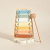 Montessori Musical Instruments Baby Music Educational Enlightenment Toys Wooden Newborn Suona Rattle Ringing  Xylophone Toy Gift 1