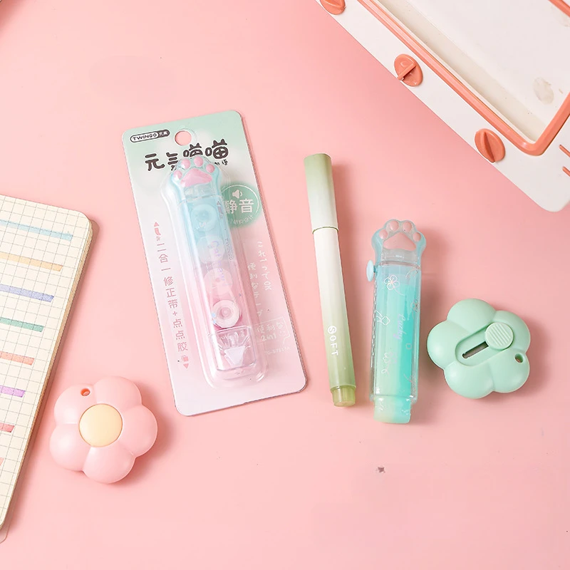 Stationery Set Creatived Cute Cat Paw 4/7 in 1