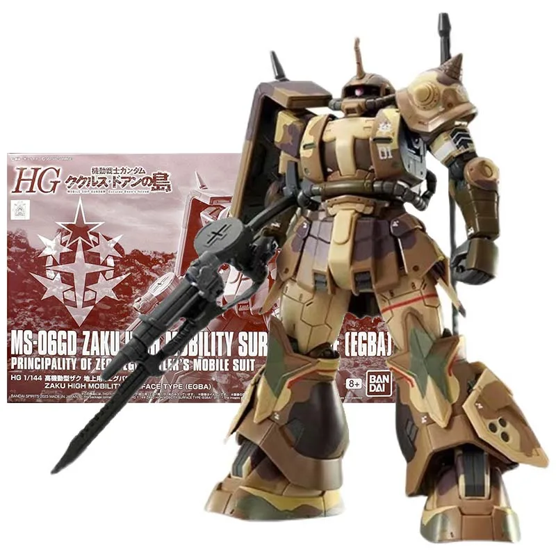 

Фигурка Bandai Gundam, набор моделей, аниме фигурки PB HG Zaku, высокая мобильность, поверхность Egba, мобильный костюм, Gunpla, экшн-фигурки для мальчиков