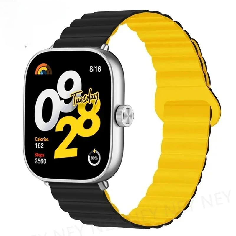 Magnetic Silicone Sport Wristband Bracelet - Universal Smartwatch Accessory