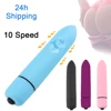 10 Speed Mini Clitoris Butt Plug Anal Erotic Products Sex Toys for Woman G Spot Vagina Vibrator AV Super Powerful Magic Wand 1