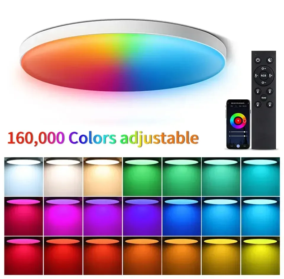 Description Picture 5 of itemTuya WiFi LED Ceiling Light 220V 24W Round Ceiling Lamp RF 2.4G Remote Smart Life APP Voice Control Alexa Google Home Lighting