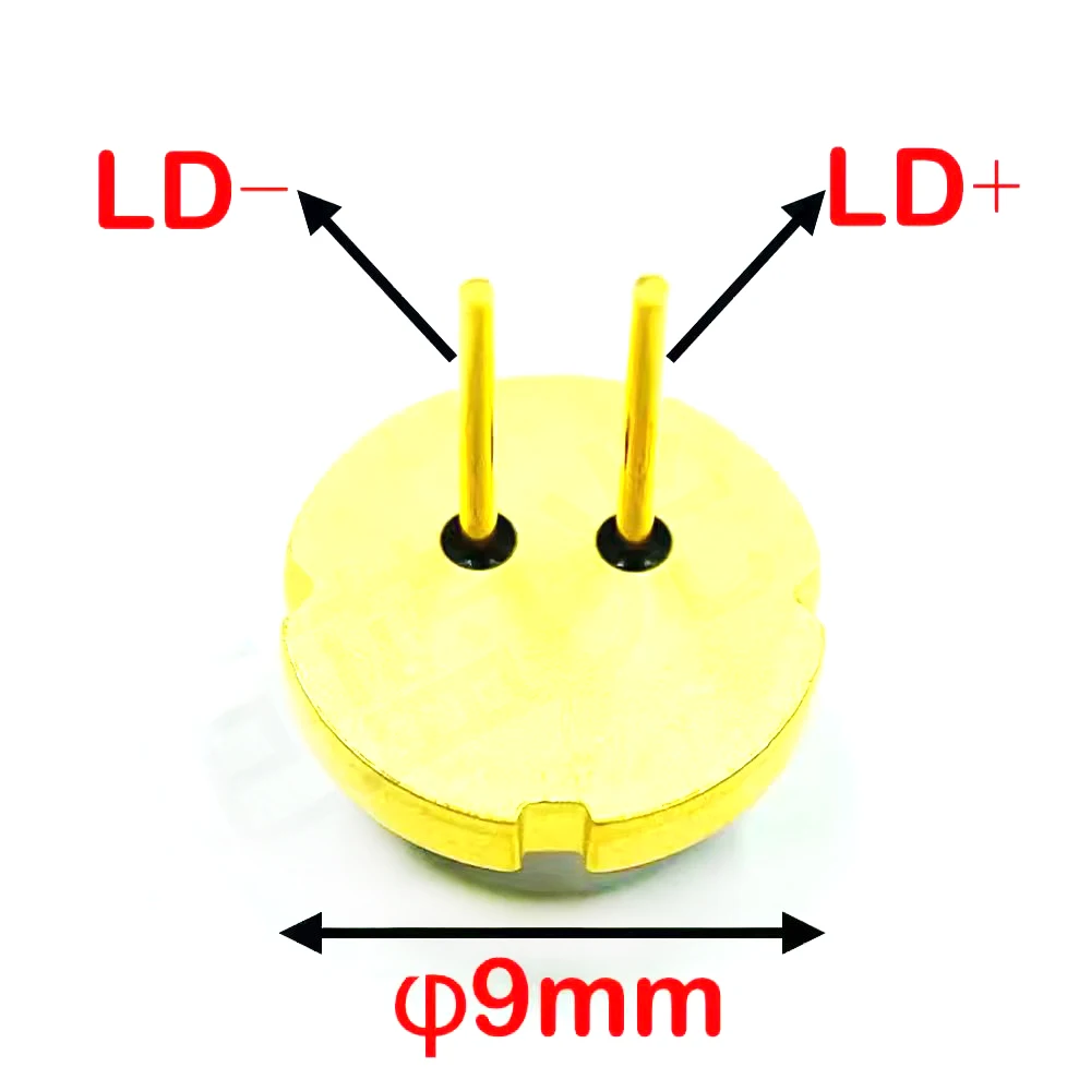1개 GH04C06V9G 고출력 440nm 6W 블루 9.0mm 레이저 다이오드