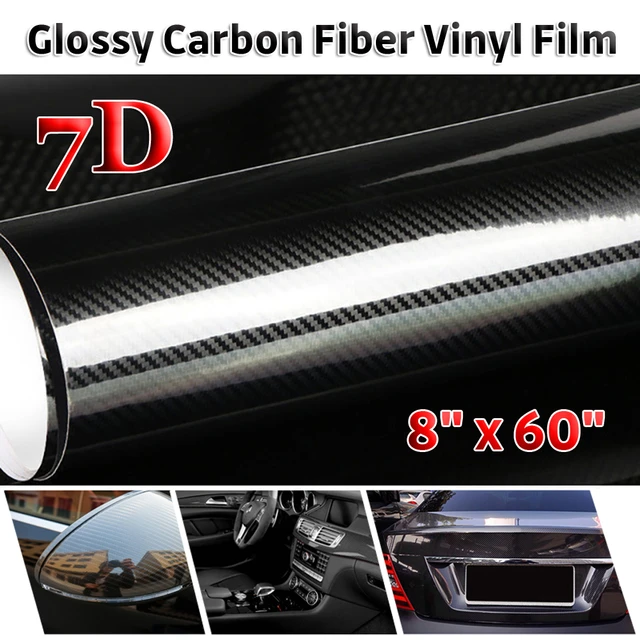 Carbon Faser Auto Aufkleber Wasserdicht Schwarz Vinyl Wrap Roll