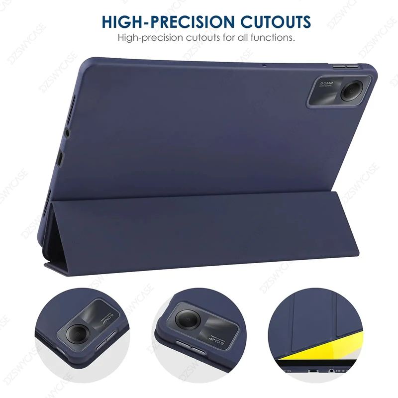 Silicone Case For RedMi Pad 2 , SE 11, 8.7, 9.7 Foldable with Auto Sleep...
