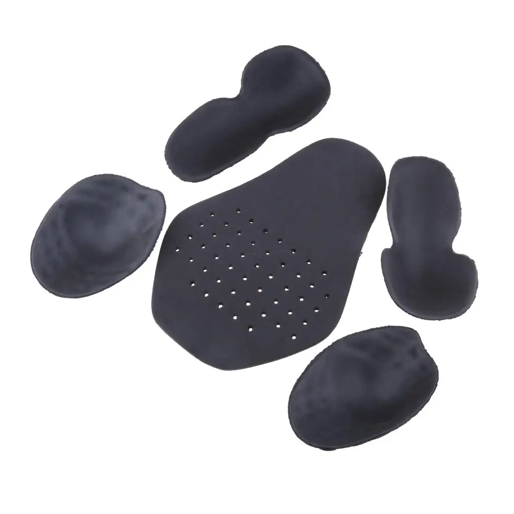 5pcs rcycle Riding Shoulder Elbow Back Protection Pad Racing Armour Safe