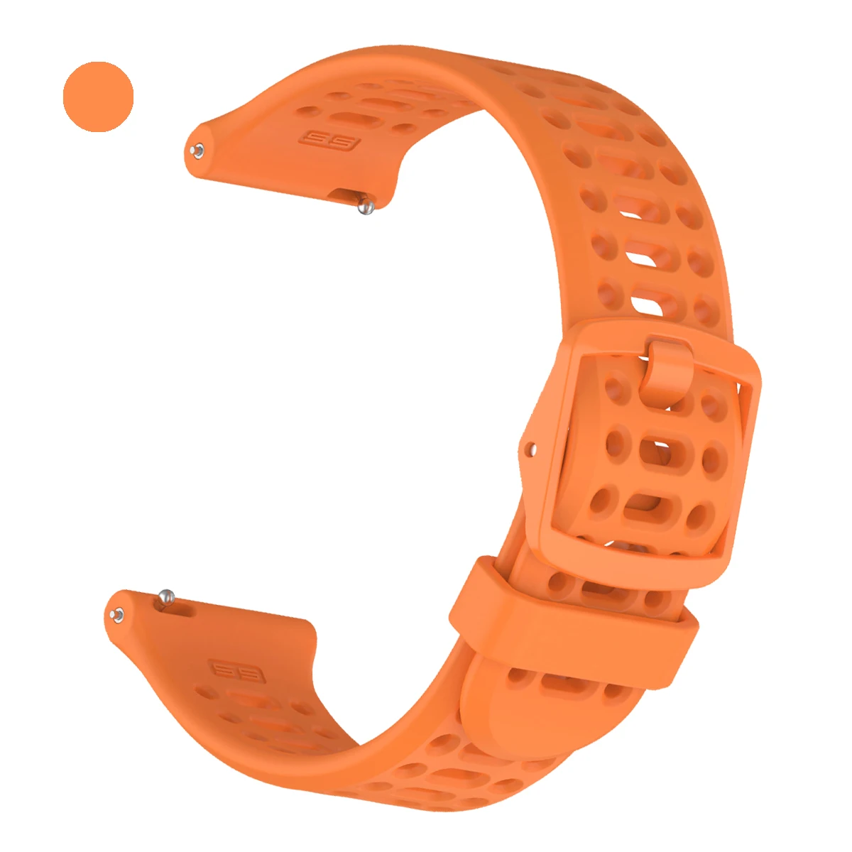Breathable Silicone 22mm Watch Band Bracelet Wriststrap