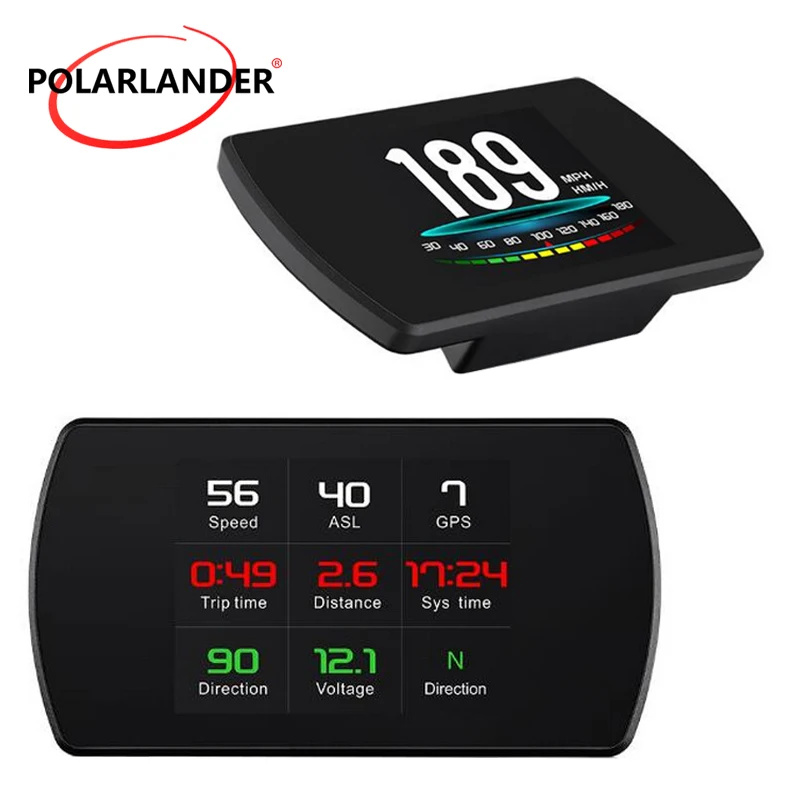 

4.3'' HUD Smart Digital Meter Head Up Display Speedometer Work T800 for All Vehicles Car HUD Display GPS Satellites Speed