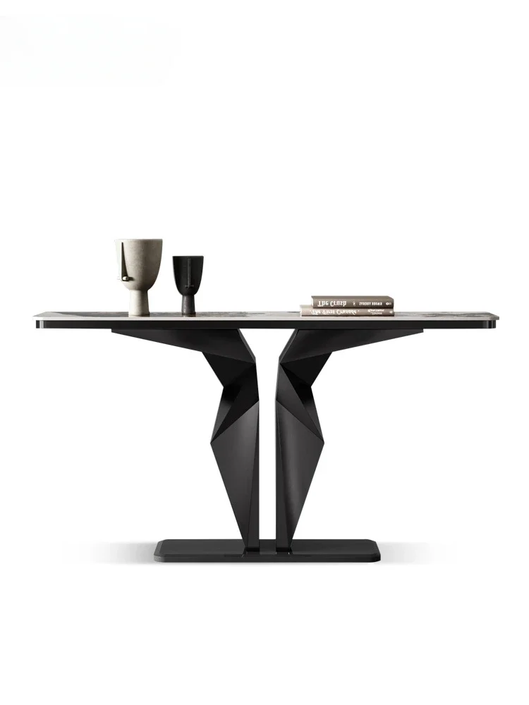 

Luxury and high-end porch desk modern living room designer creative Italian style entrance is facing the door against the wall.