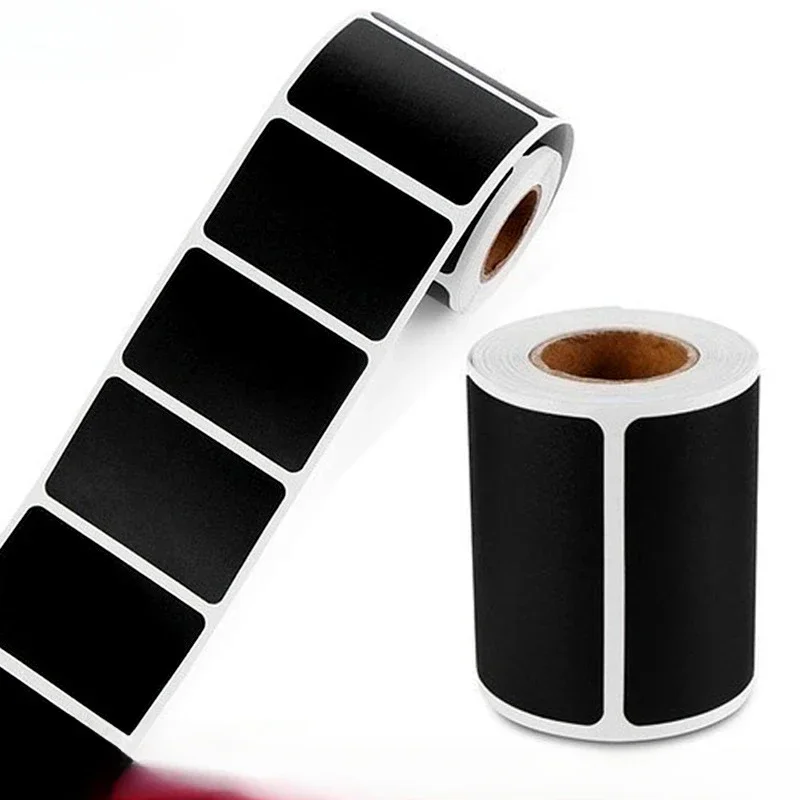 

120pcs/roll Bottles Labels Erasable Chalkboard Waterproof Sticker Crafts Kitchen Blackboard Sticker Bottles Tag Sticker