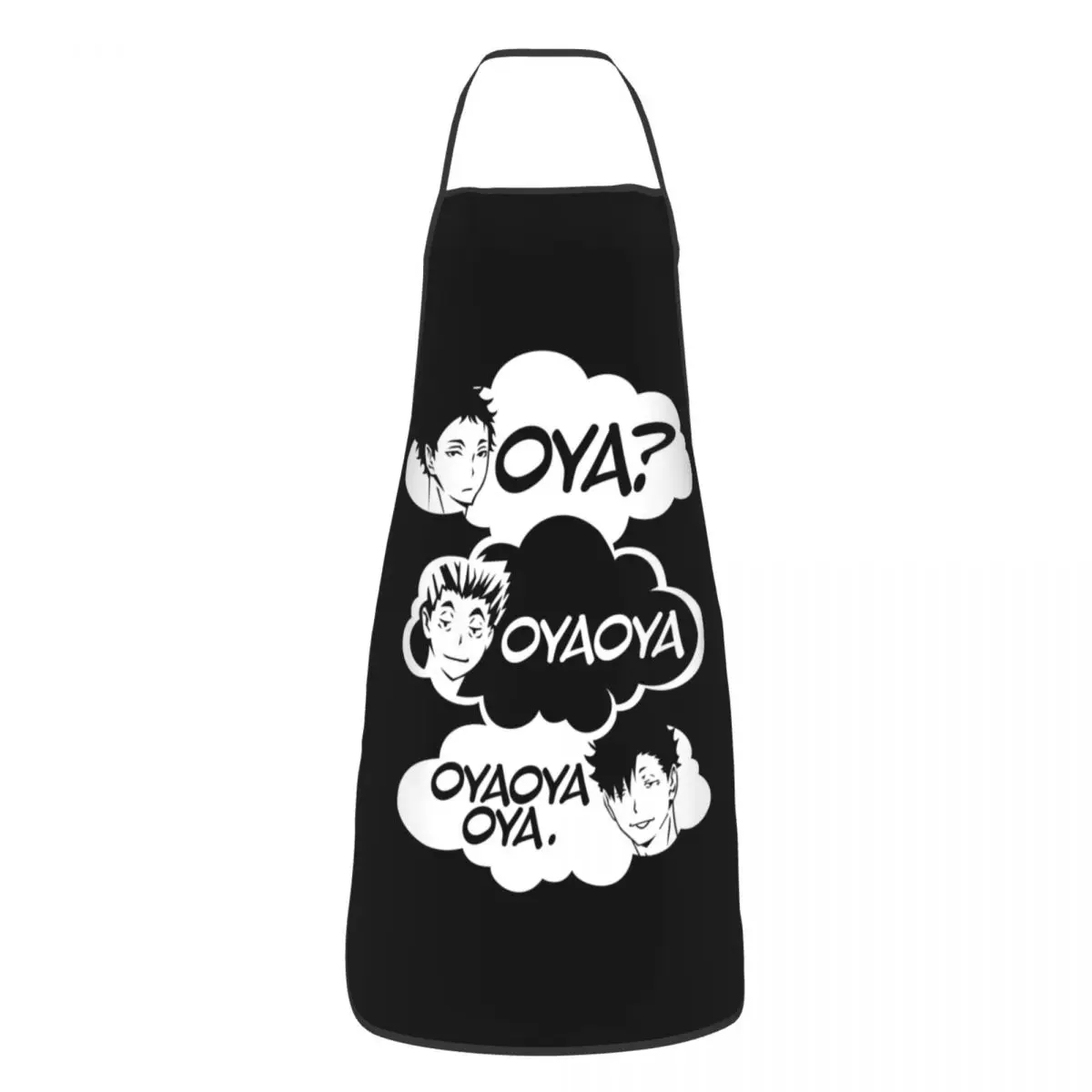 

Oya Oya Oya Haikyuu Aprons Men Women Kuroo Bokuto Manga Shoyo Volleyball Adult Kitchen Chef Bib Tablier Cuisine Cooking Baking