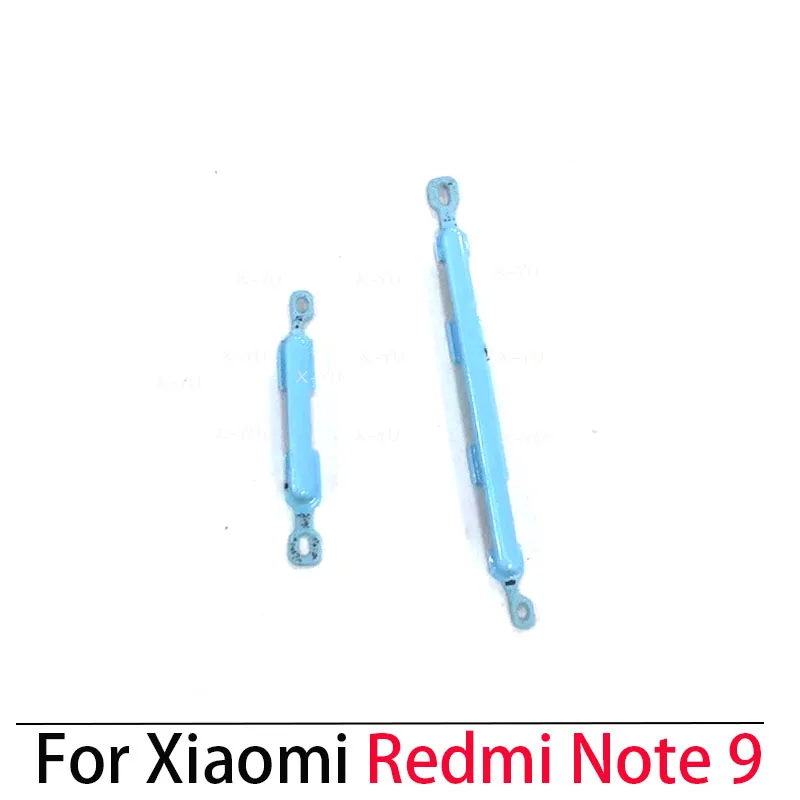 

10PCS For Xiaomi Redmi Note 9 / Note 9 Pro / Note 9 Pro 5G / Note 9S Power ON OFF Volume Up Down Side Button Key