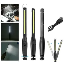 

Led Cob Ultra-thin Work Light Rechargeable Battery 2500mah Ip40 Waterproof Super Bright Mechanic Flashlight Bar Camping Torch