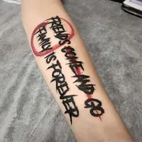 1 Sheet Arm Tattoo Sticker Waterproof Lasting Temporary Tattoo 1